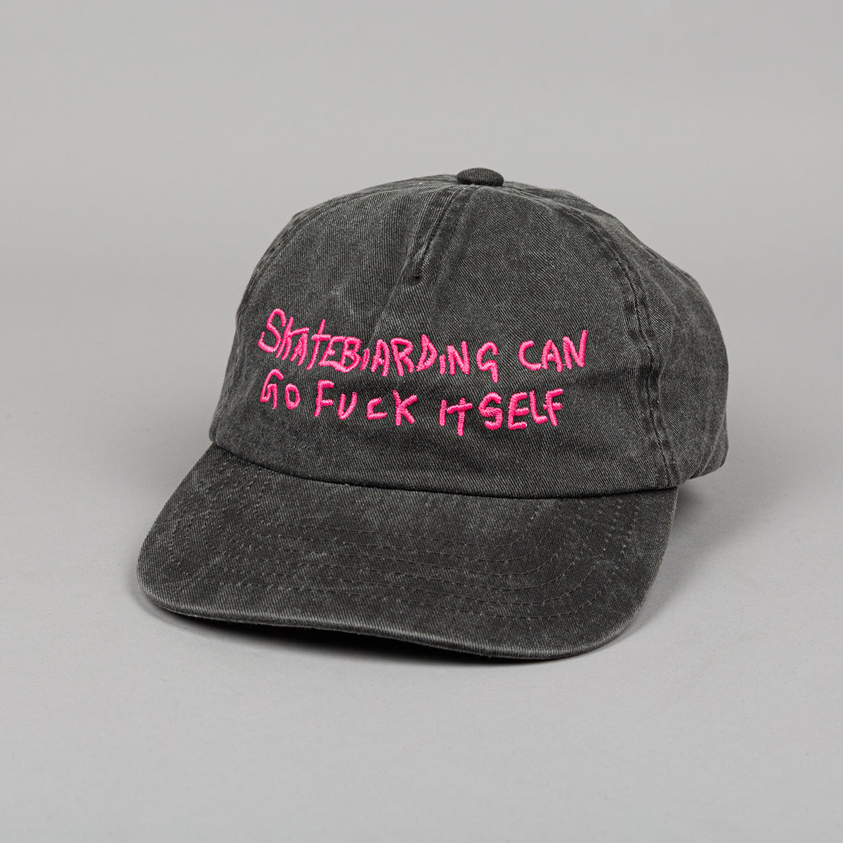 Roadkill Dark Grey Skateboarding Can Go Fuck Itself Cap