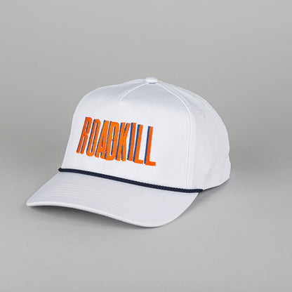 Roadkill Classic 5 Panel Cap - White