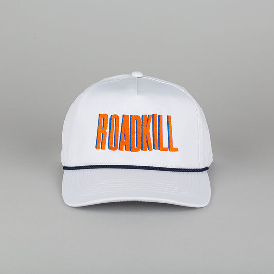 Roadkill Classic 5 Panel Cap - White