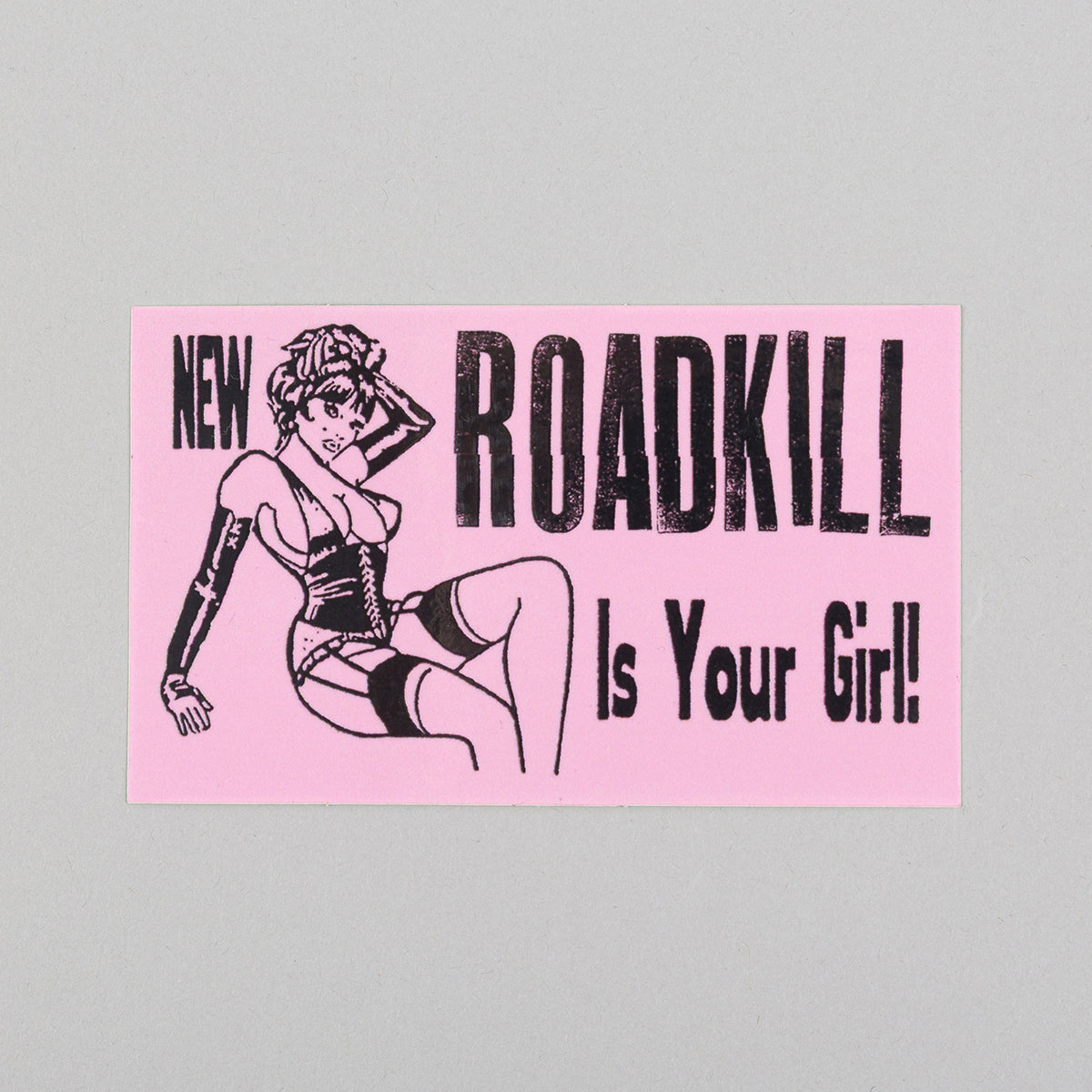 Calling Card Girl Sticker