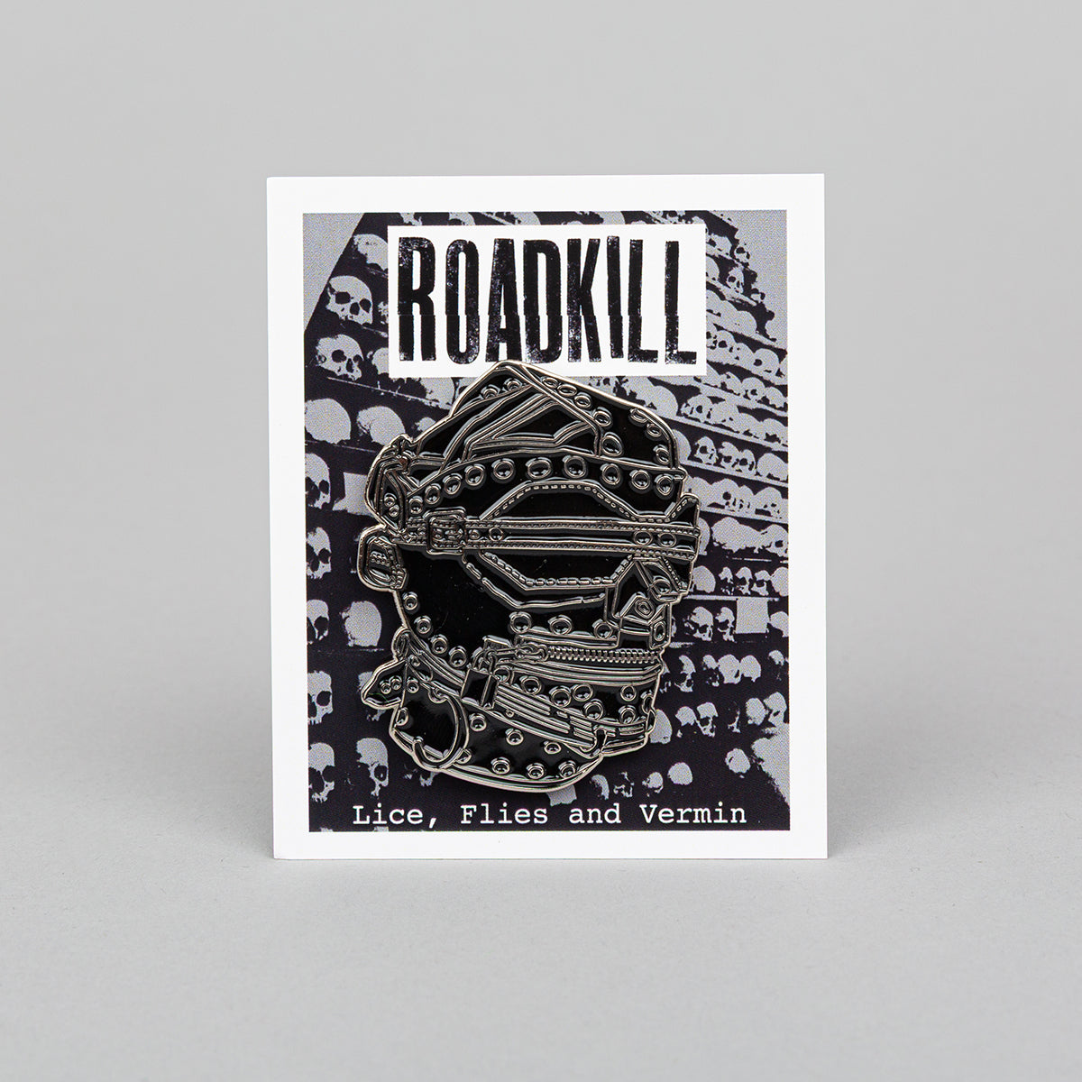 RoadKill - Oversized Gimp Mask - Pin Badge