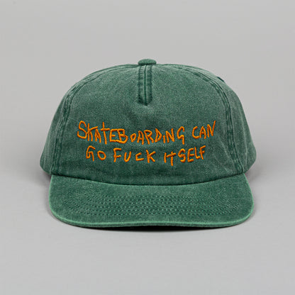 Roadkill Green Skateboarding Can Go Fuck Itself Cap