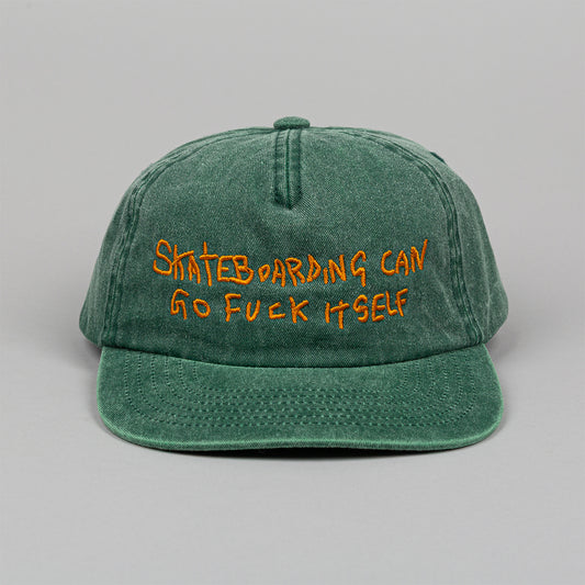 Roadkill Green Skateboarding Can Go Fuck Itself Cap