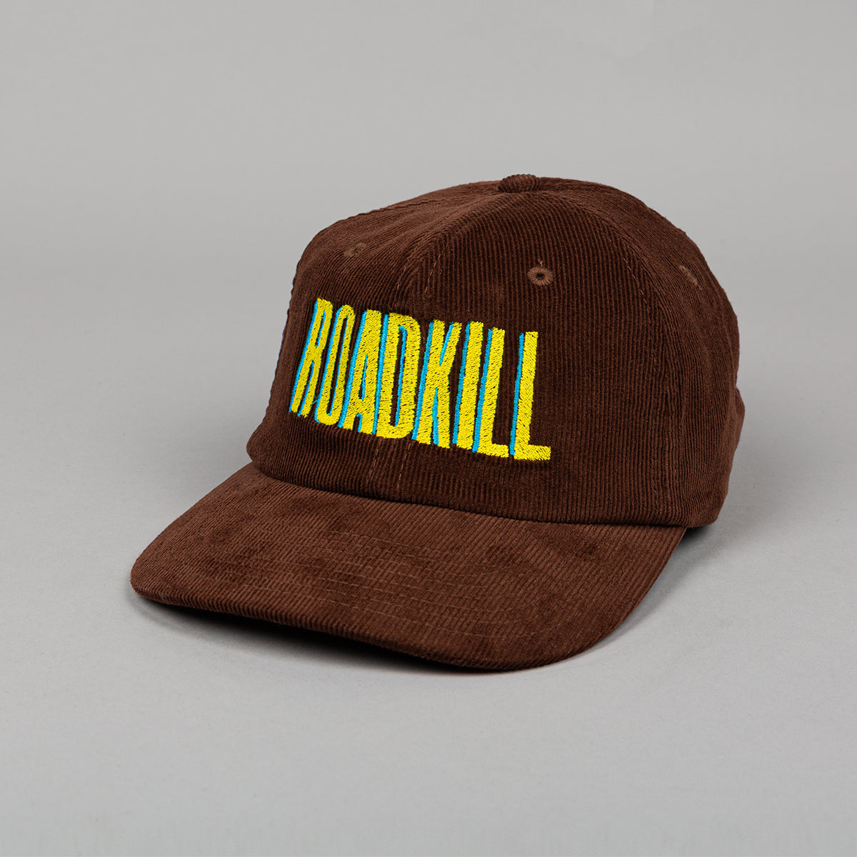 Brown Corduroy RoadKill Embroidered 5 Panel