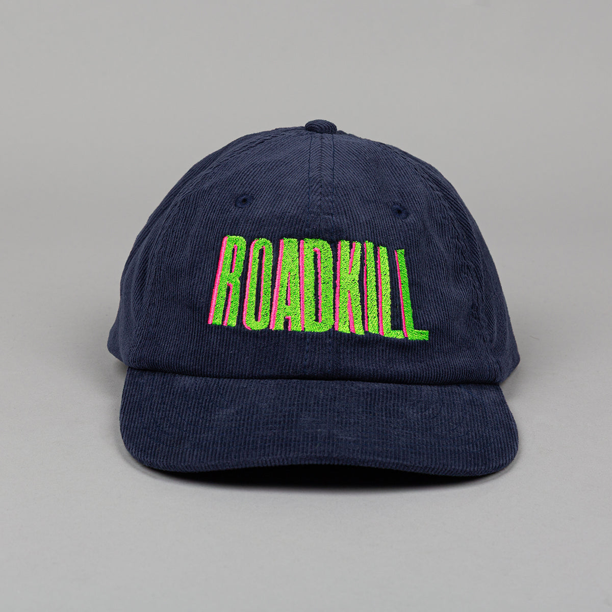 Navy Corduroy RoadKill Embroidered 5 Panel