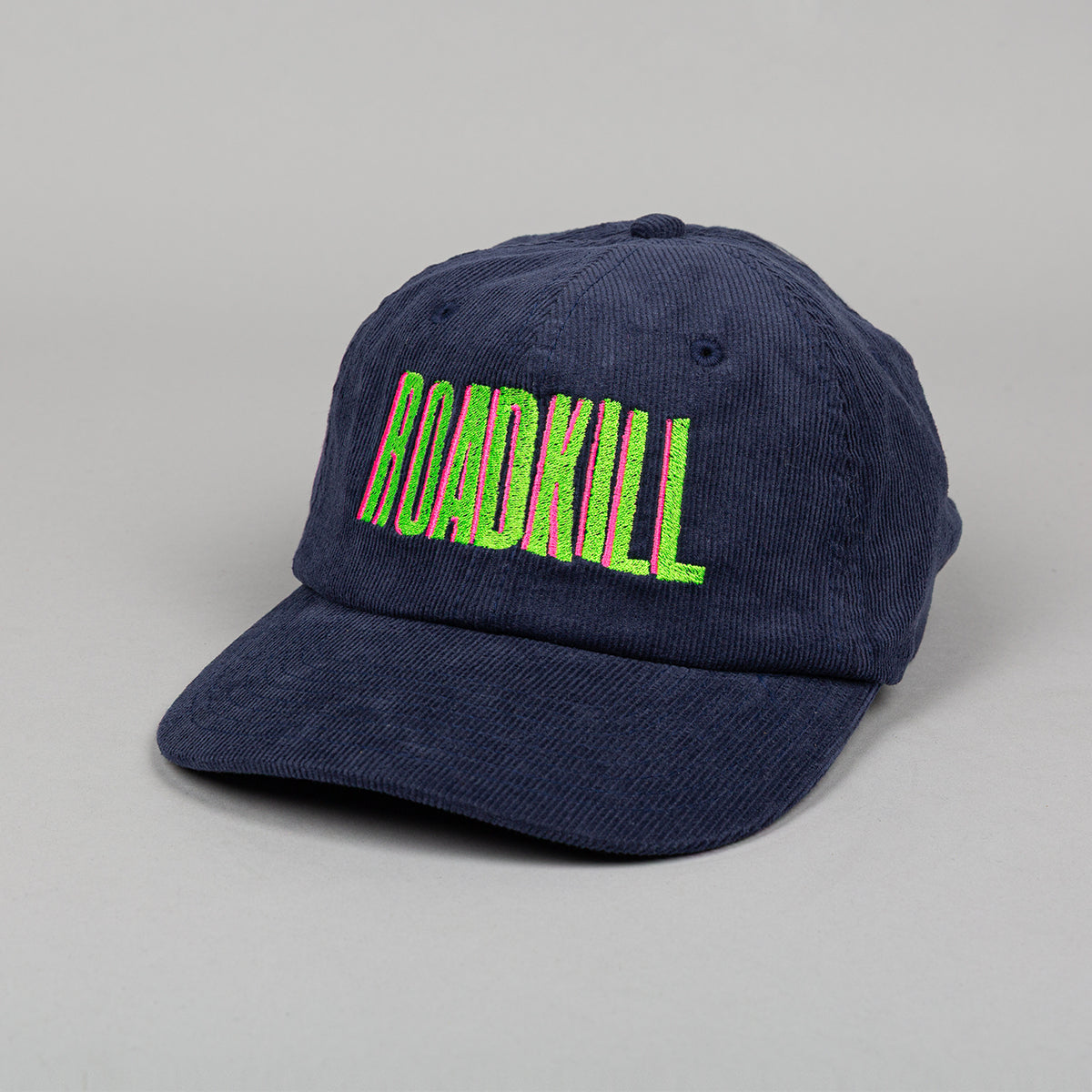 Navy Corduroy RoadKill Embroidered 5 Panel