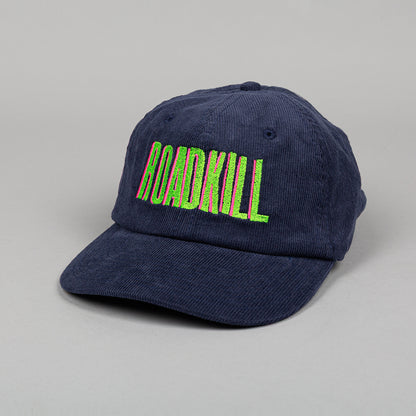 Navy Corduroy RoadKill Embroidered 5 Panel
