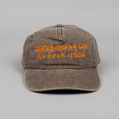 Roadkill Grey Skateboarding Can Go Fuck Itself Cap