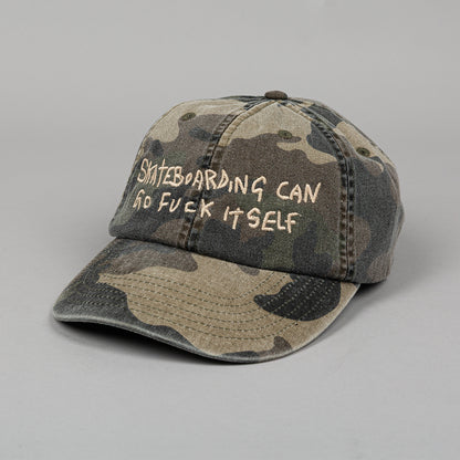 Roadkill Camo Skateboarding Can Go Fuck Itself Cap