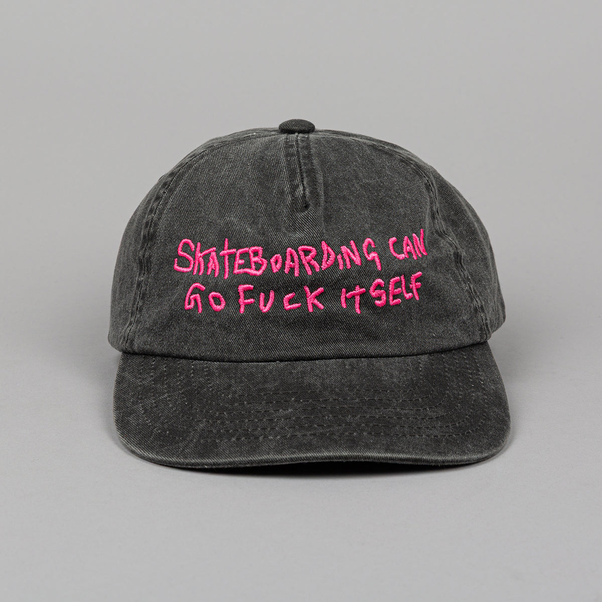 Roadkill Dark Grey Skateboarding Can Go Fuck Itself Cap