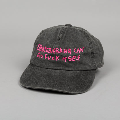 Roadkill Dark Grey Skateboarding Can Go Fuck Itself Cap